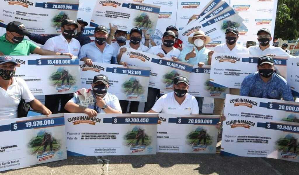 Con la firma de convenios por más de $55.000 millones Cundinamarca da un paso más en su proceso de reactivación económica