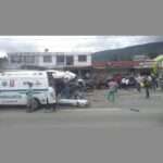 6 personas lesionadas, 12 vehículos y 3 viviendas afectadas por accidente en Subia, Cundinamarca