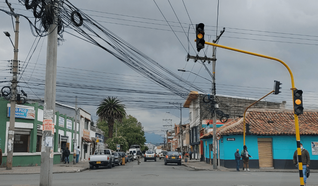 Hasta los semáforos siguen dañados en Zipaquirá