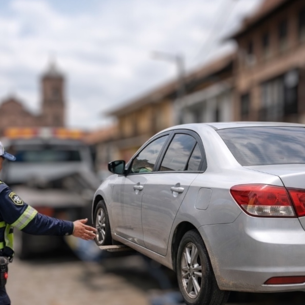 Operativos de gases a vehículos en medio de reclamos por estado de las vías en Zipaquirá