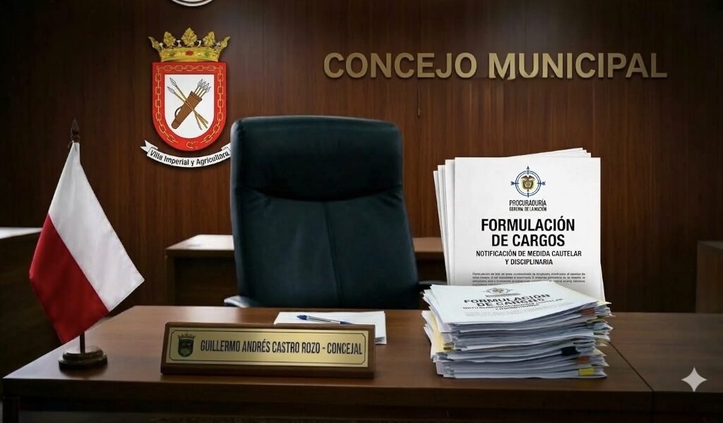 Procuraduría formuló pliego de cargos contra concejal de Funza