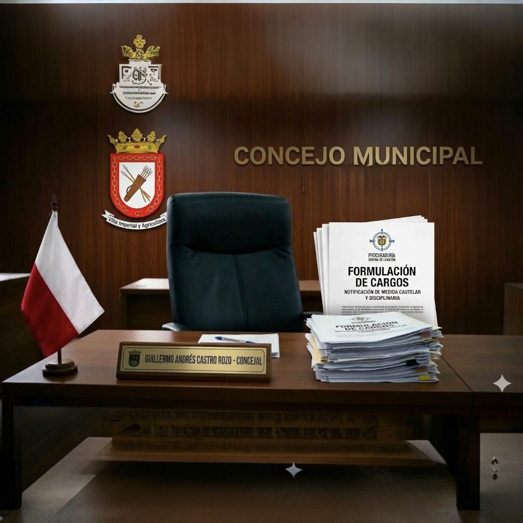 Procuraduría formuló pliego de cargos contra concejal de Funza