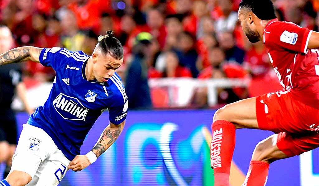 Con problemas arbitrales, Millonarios venció al América en el Cuadrangular Final