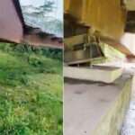 Puente vehicular en Cundinamarca amenaza con colapsar