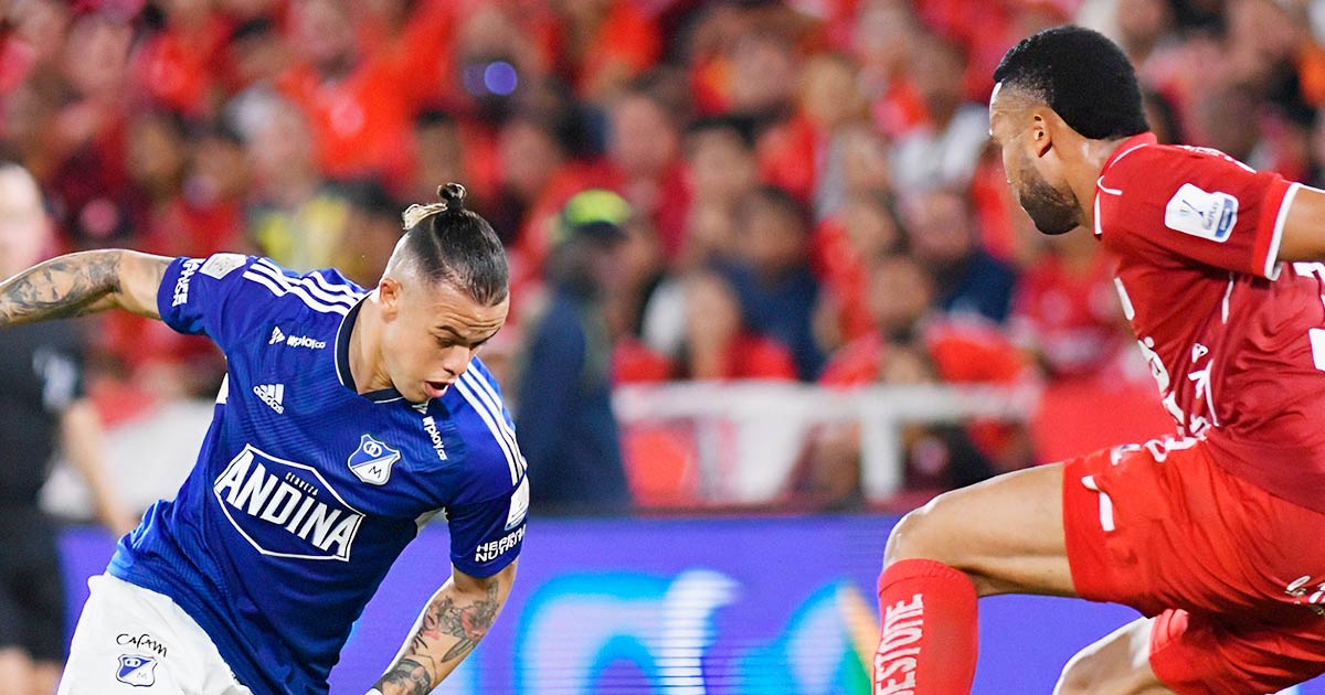 Con problemas arbitrales, Millonarios venció al América en el ...