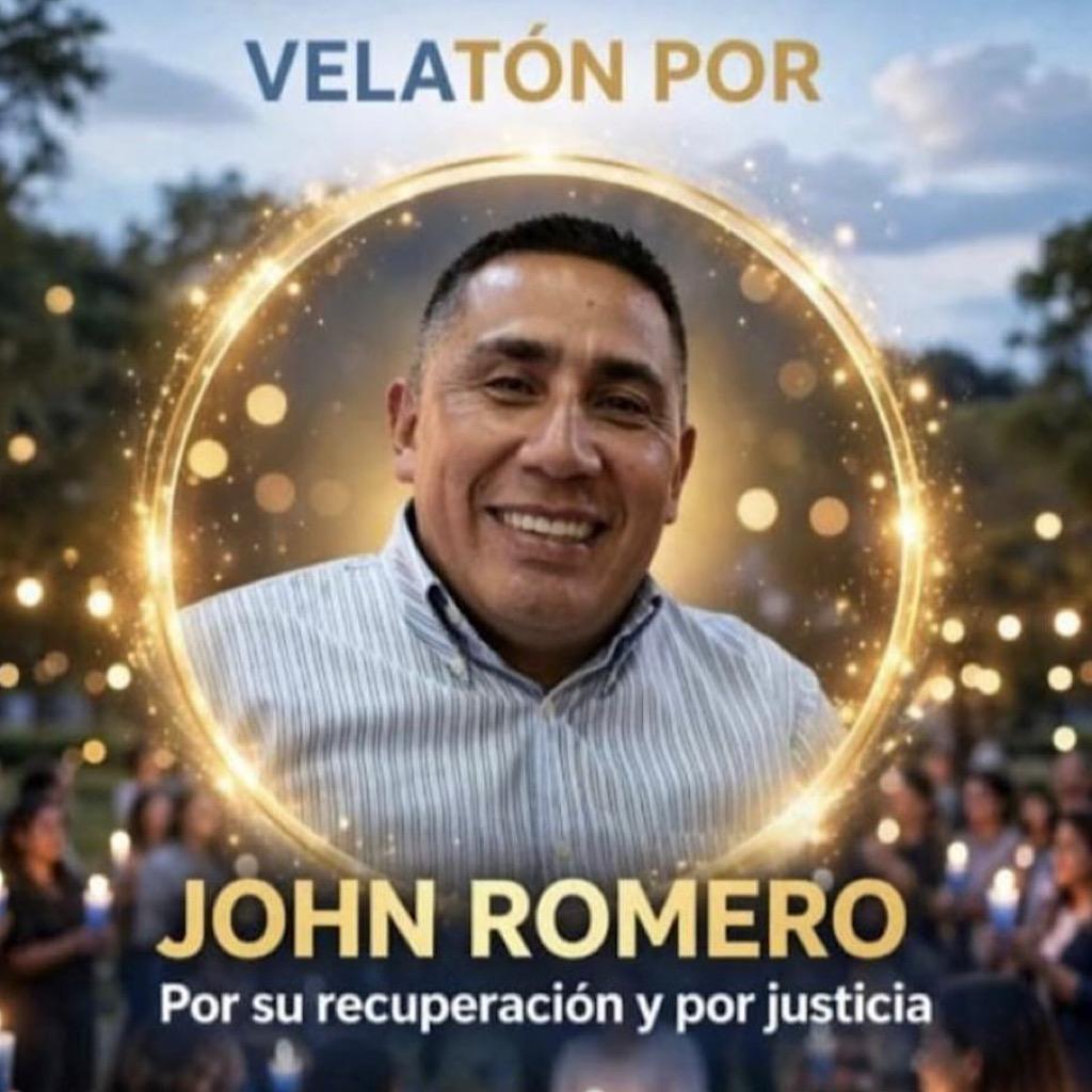 Velatón en Cajicá por la salud de John Romero: piden justicia y ayuda para una cirugía de $60 millones